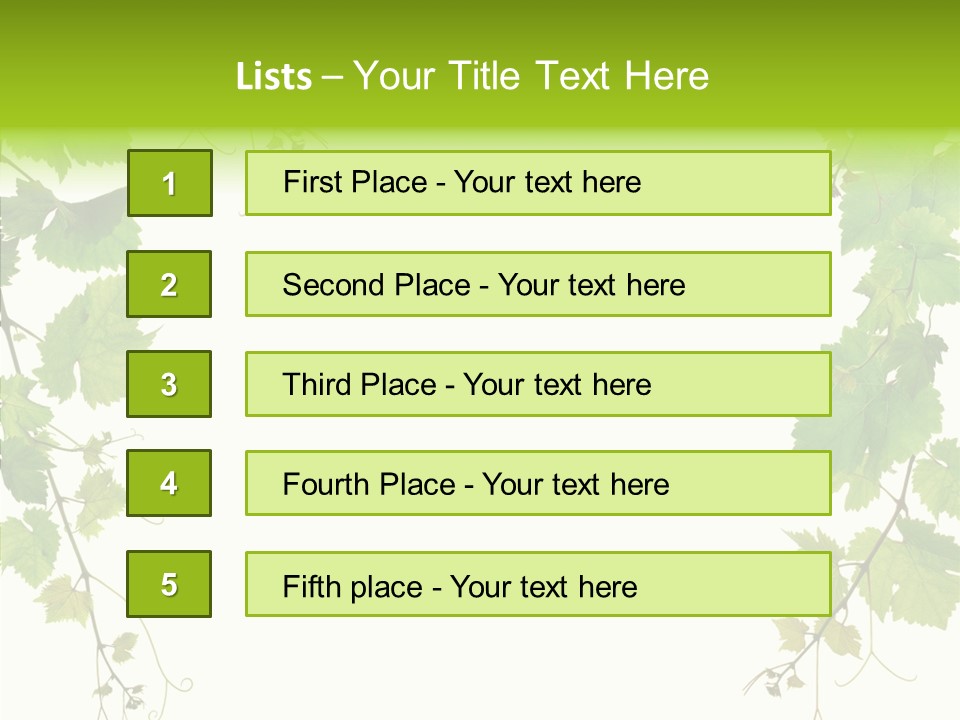Farming Plant Ripe PowerPoint Template