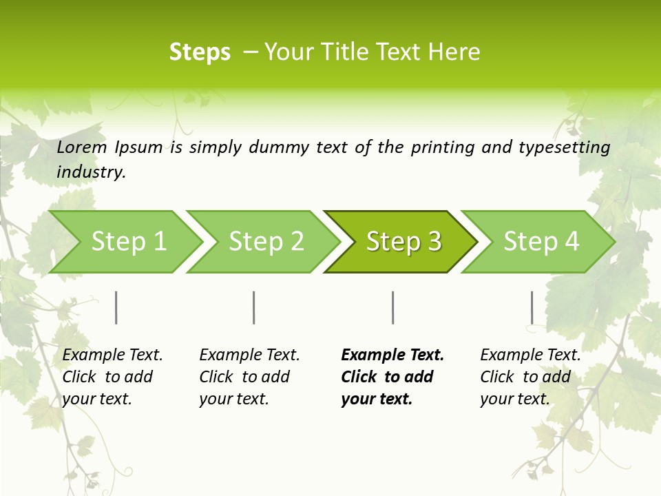Farming Plant Ripe PowerPoint Template