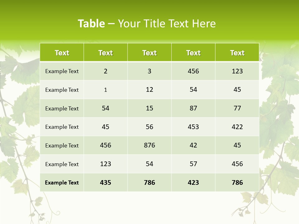 Farming Plant Ripe PowerPoint Template