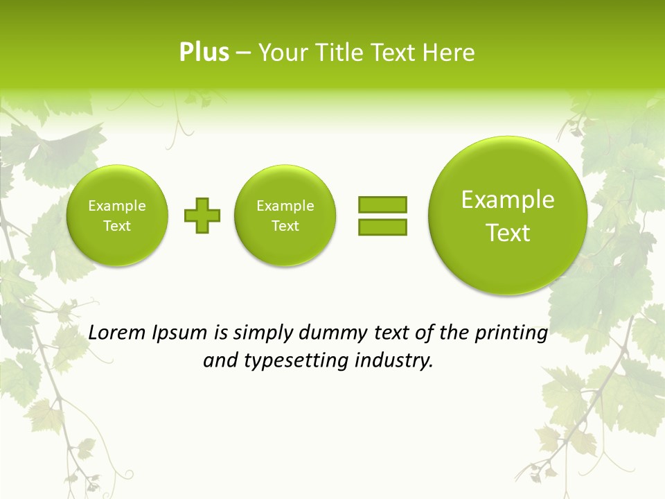 Farming Plant Ripe PowerPoint Template