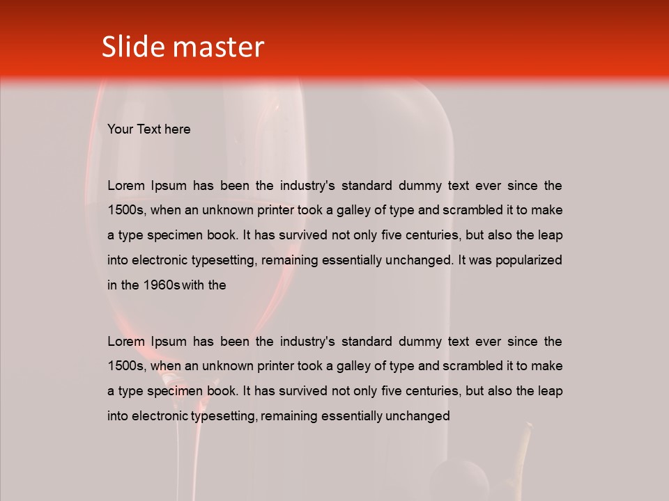 Grape Tradition White PowerPoint Template