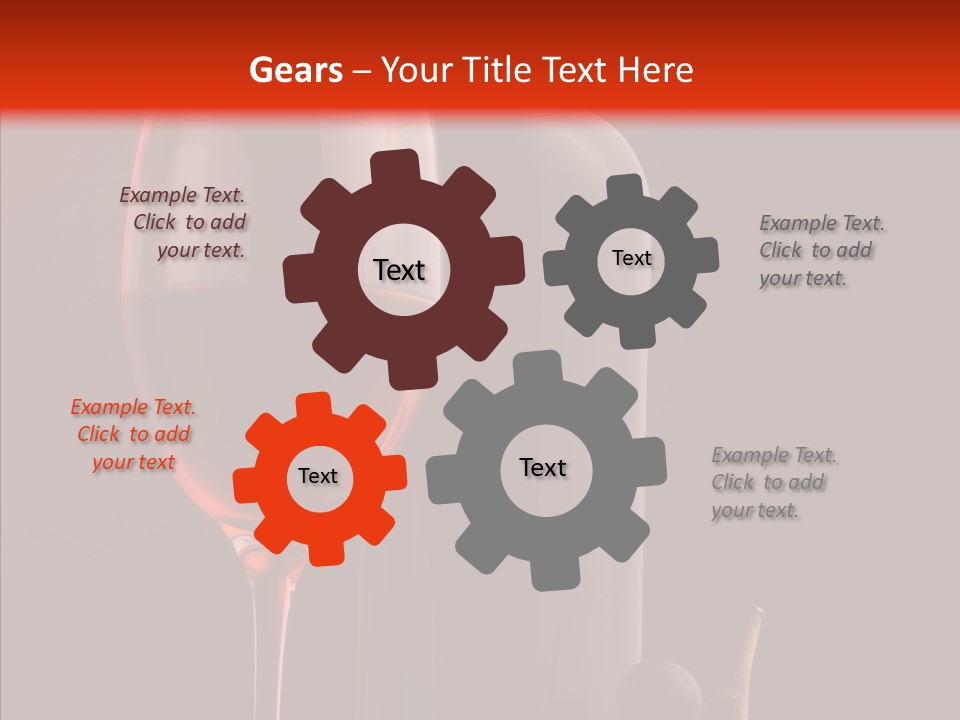 Grape Tradition White PowerPoint Template