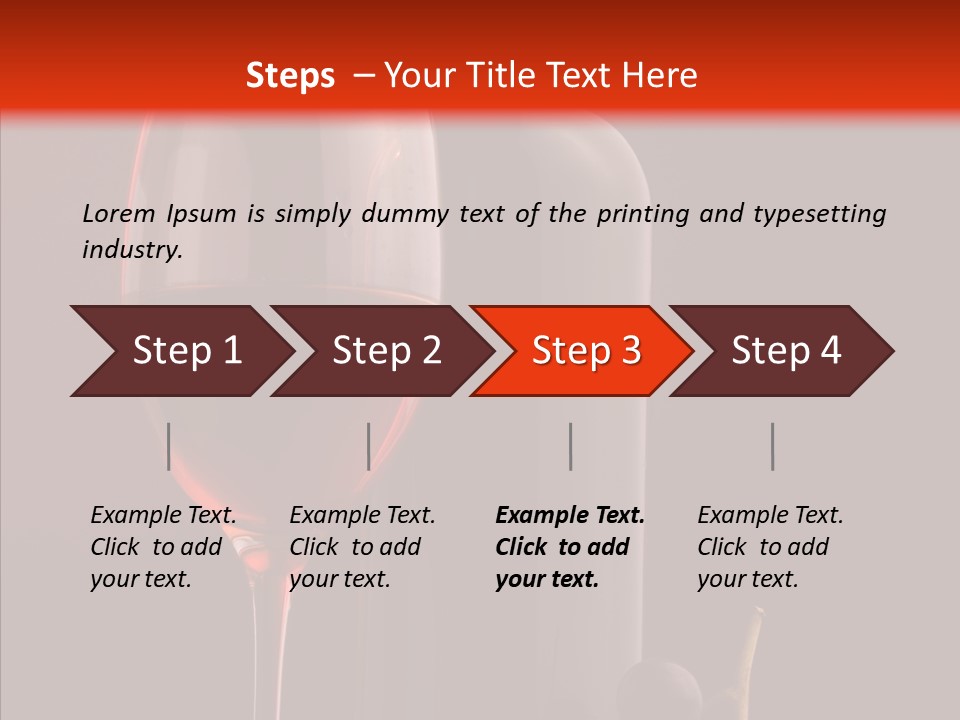 Grape Tradition White PowerPoint Template