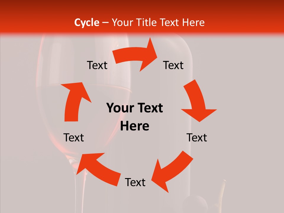 Grape Tradition White PowerPoint Template