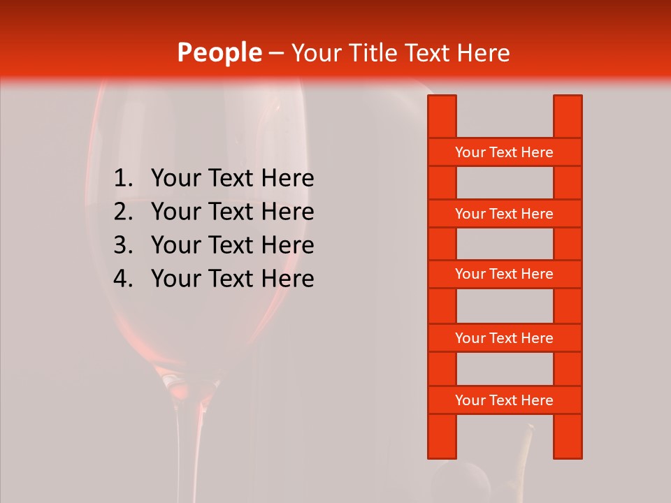 Grape Tradition White PowerPoint Template