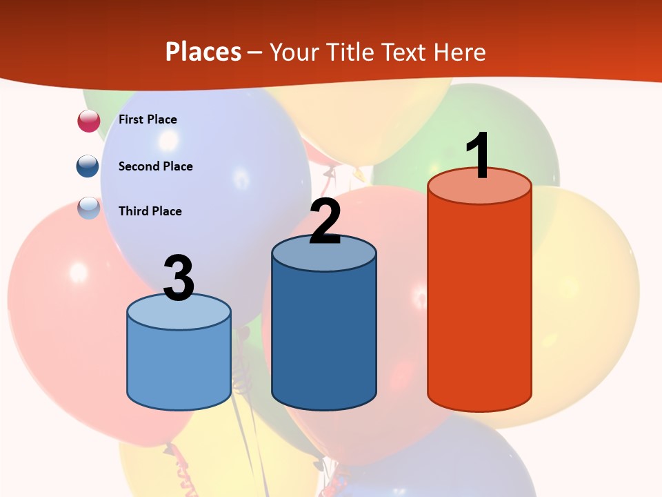 Yellow Strings Floating PowerPoint Template