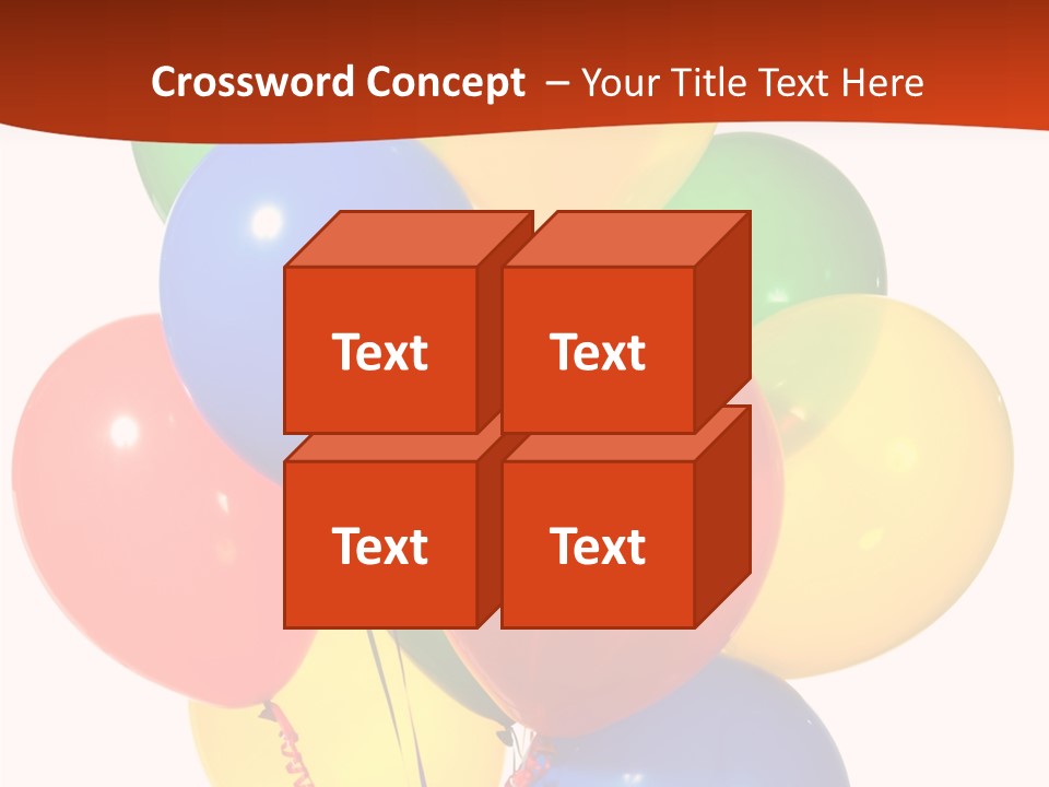 Yellow Strings Floating PowerPoint Template