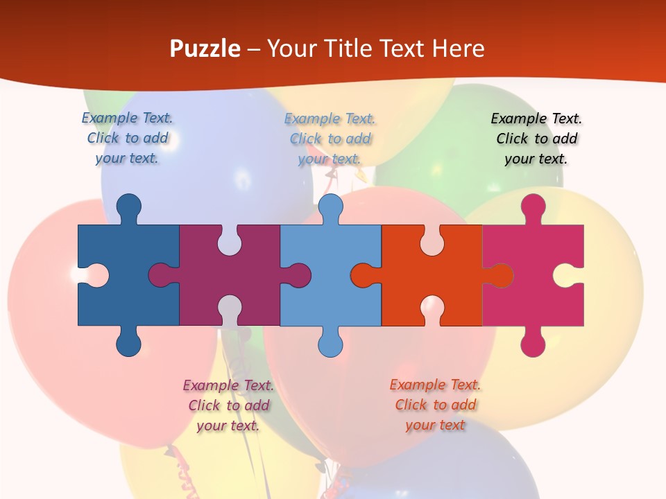 Yellow Strings Floating PowerPoint Template