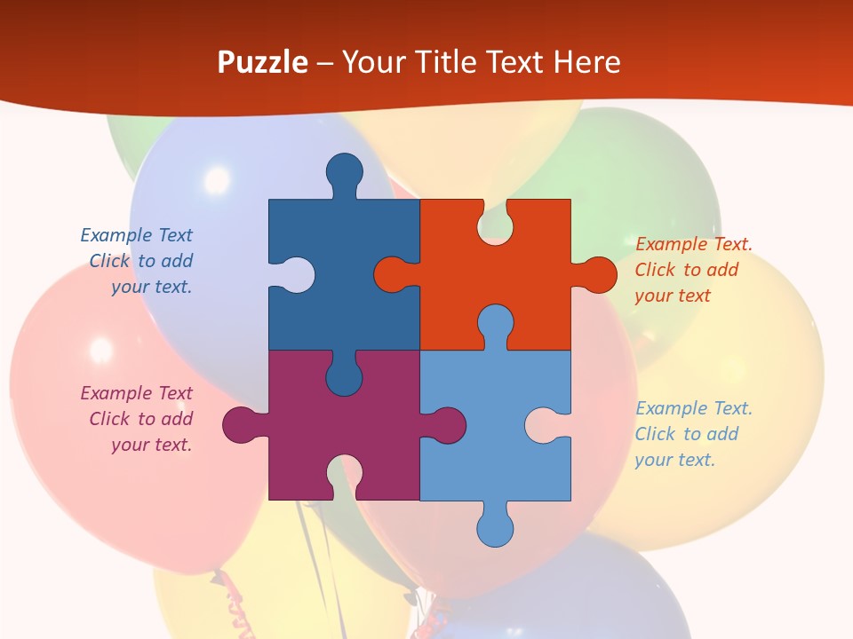 Yellow Strings Floating PowerPoint Template