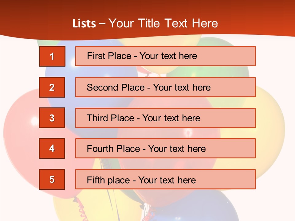 Yellow Strings Floating PowerPoint Template