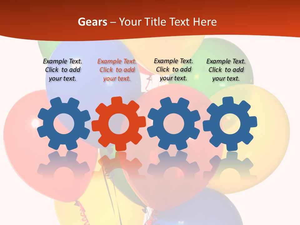 Yellow Strings Floating PowerPoint Template