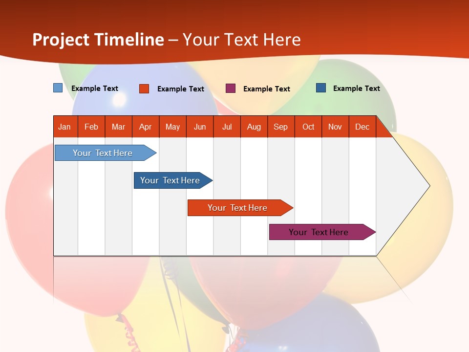 Yellow Strings Floating PowerPoint Template