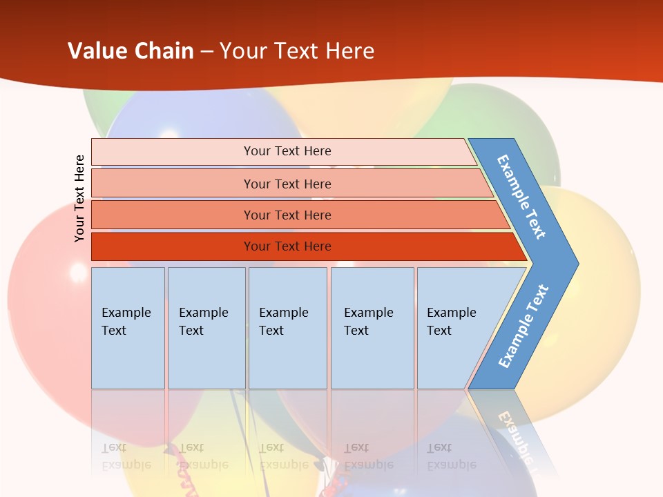 Yellow Strings Floating PowerPoint Template