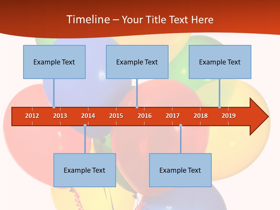 Yellow Strings Floating PowerPoint Template