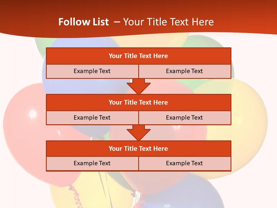 Yellow Strings Floating PowerPoint Template