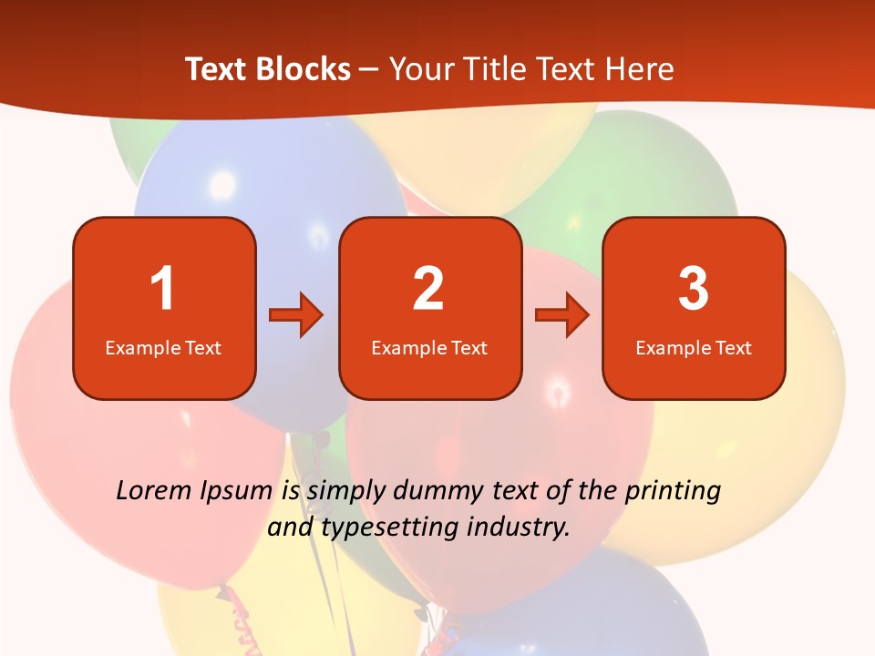 Yellow Strings Floating PowerPoint Template