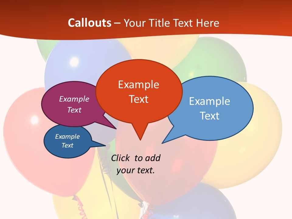 Yellow Strings Floating PowerPoint Template
