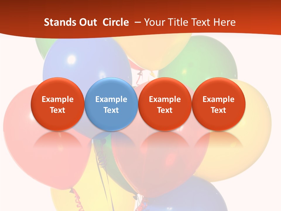 Yellow Strings Floating PowerPoint Template