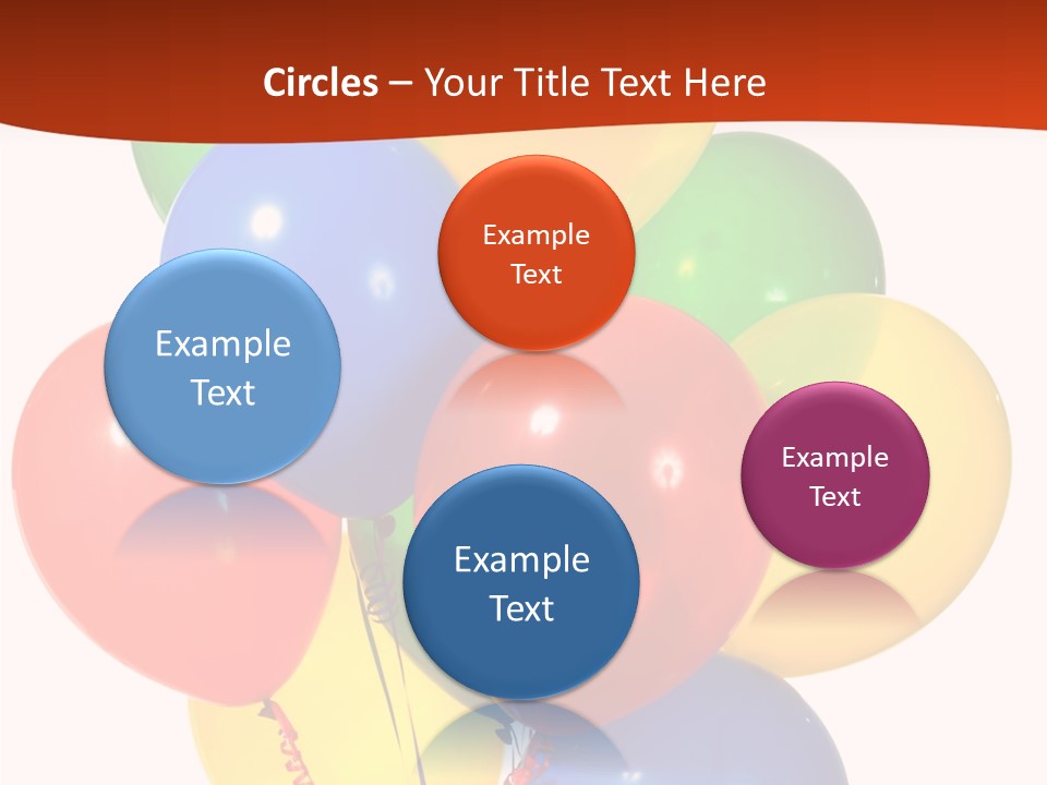 Yellow Strings Floating PowerPoint Template