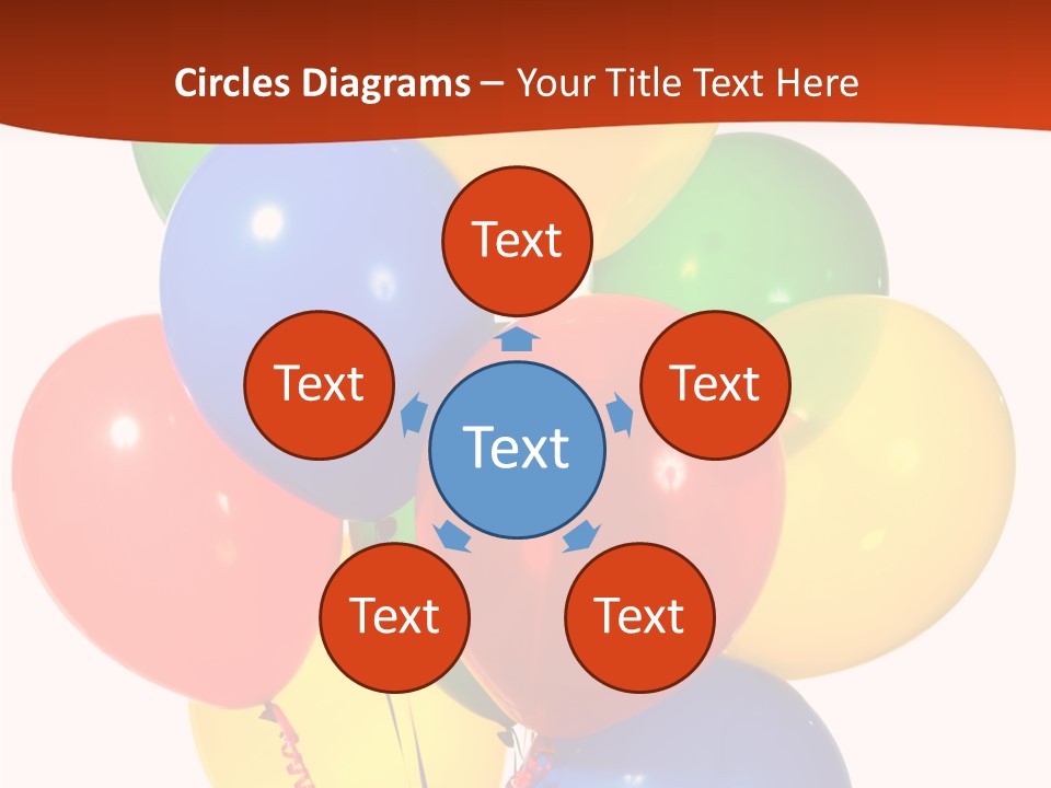 Yellow Strings Floating PowerPoint Template