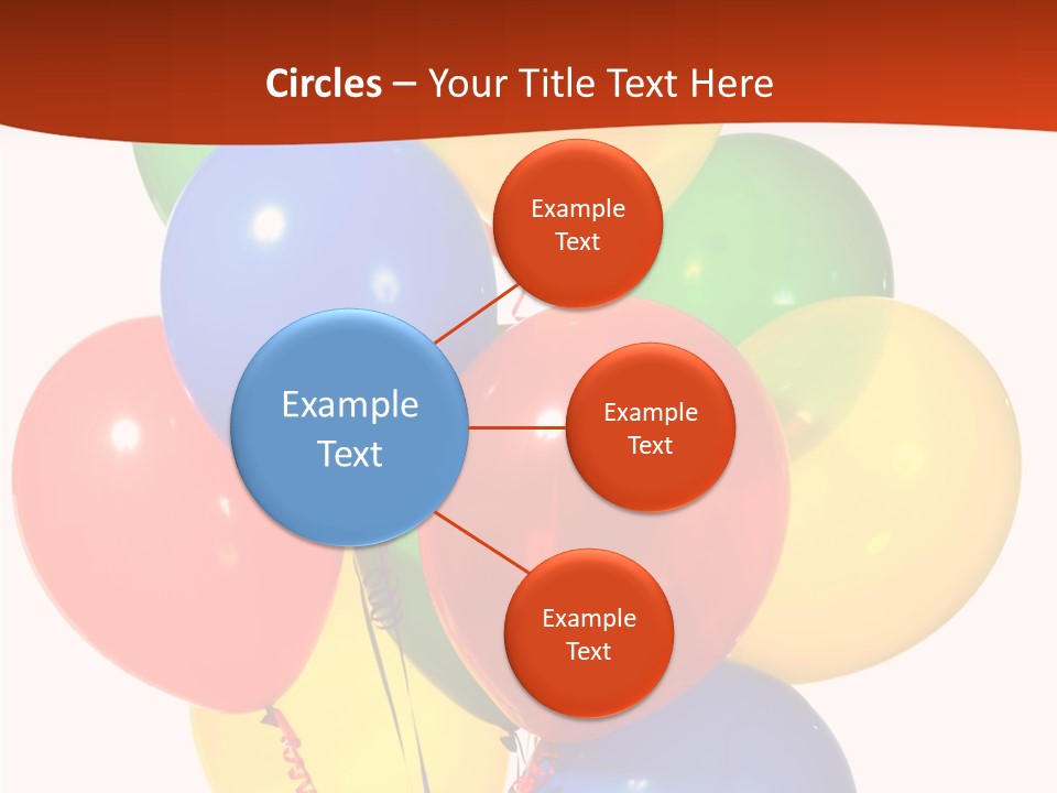 Yellow Strings Floating PowerPoint Template