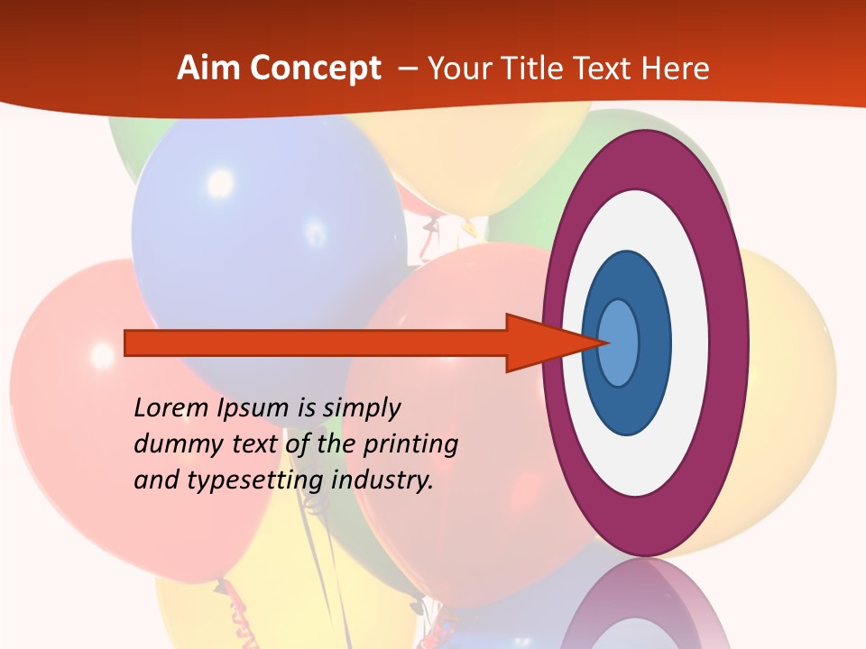 Yellow Strings Floating PowerPoint Template