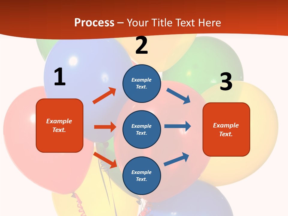 Yellow Strings Floating PowerPoint Template