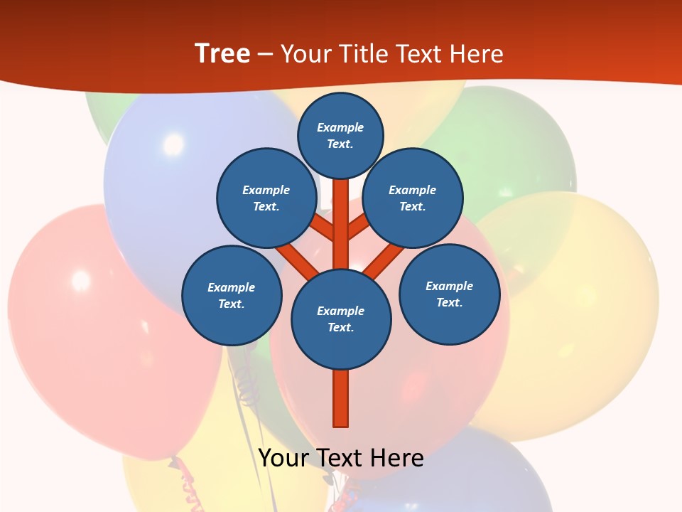 Yellow Strings Floating PowerPoint Template