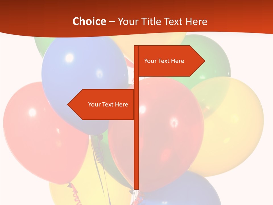 Yellow Strings Floating PowerPoint Template