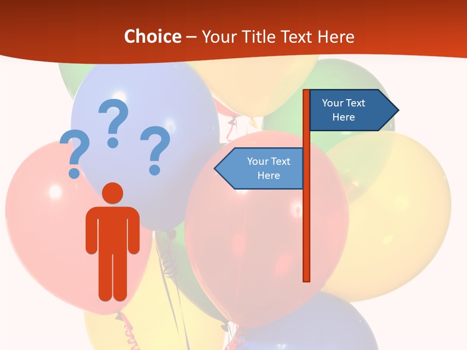 Yellow Strings Floating PowerPoint Template