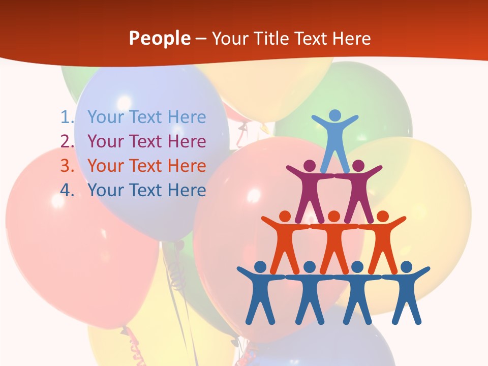 Yellow Strings Floating PowerPoint Template