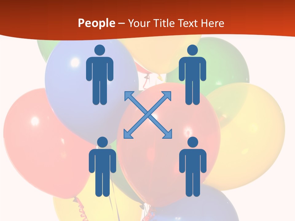 Yellow Strings Floating PowerPoint Template