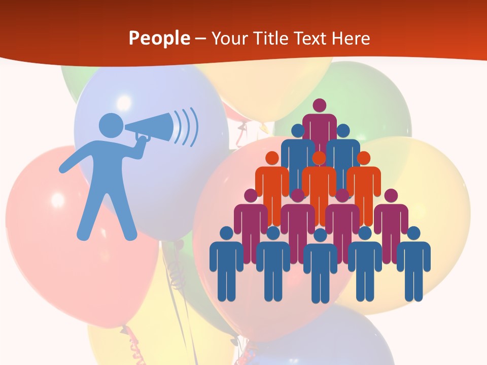 Yellow Strings Floating PowerPoint Template