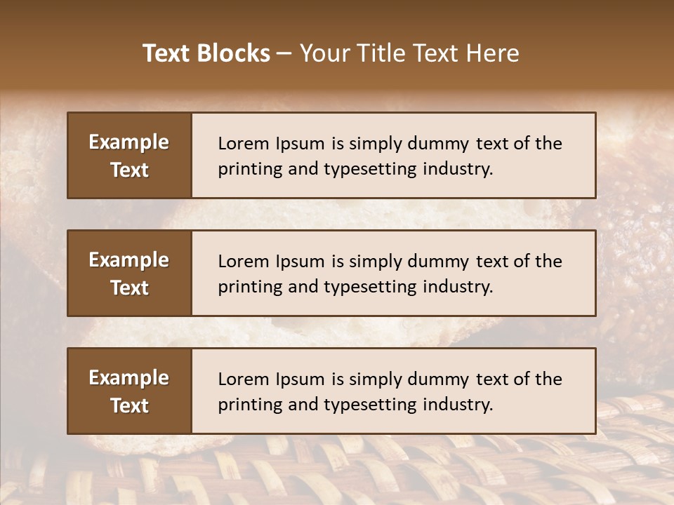 Wholesome Grain Warm PowerPoint Template