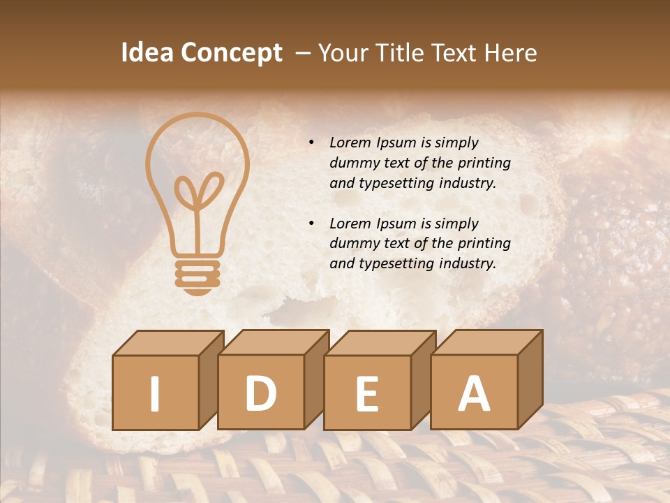 Wholesome Grain Warm PowerPoint Template