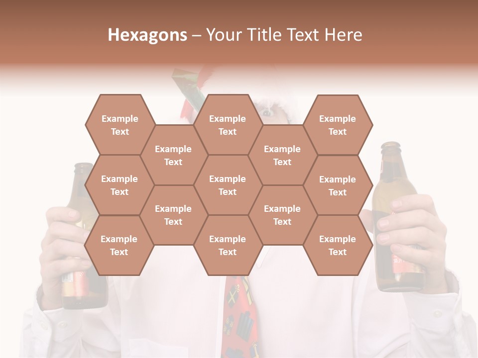 Party Employee Bottle PowerPoint Template