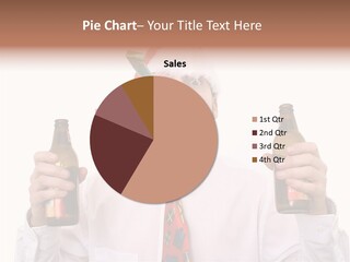 Party Employee Bottle PowerPoint Template