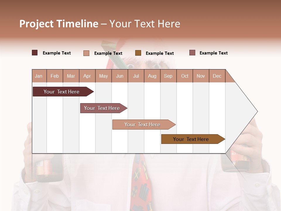 Party Employee Bottle PowerPoint Template