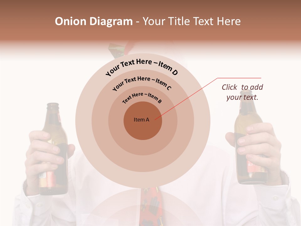 Party Employee Bottle PowerPoint Template