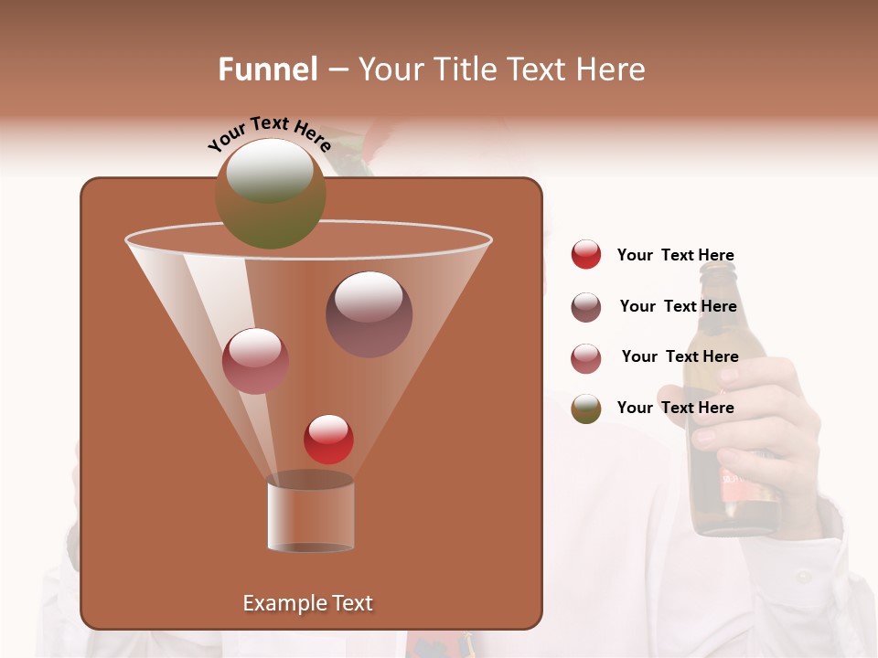 Party Employee Bottle PowerPoint Template