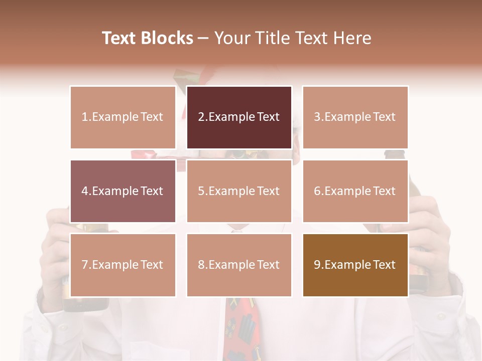 Party Employee Bottle PowerPoint Template