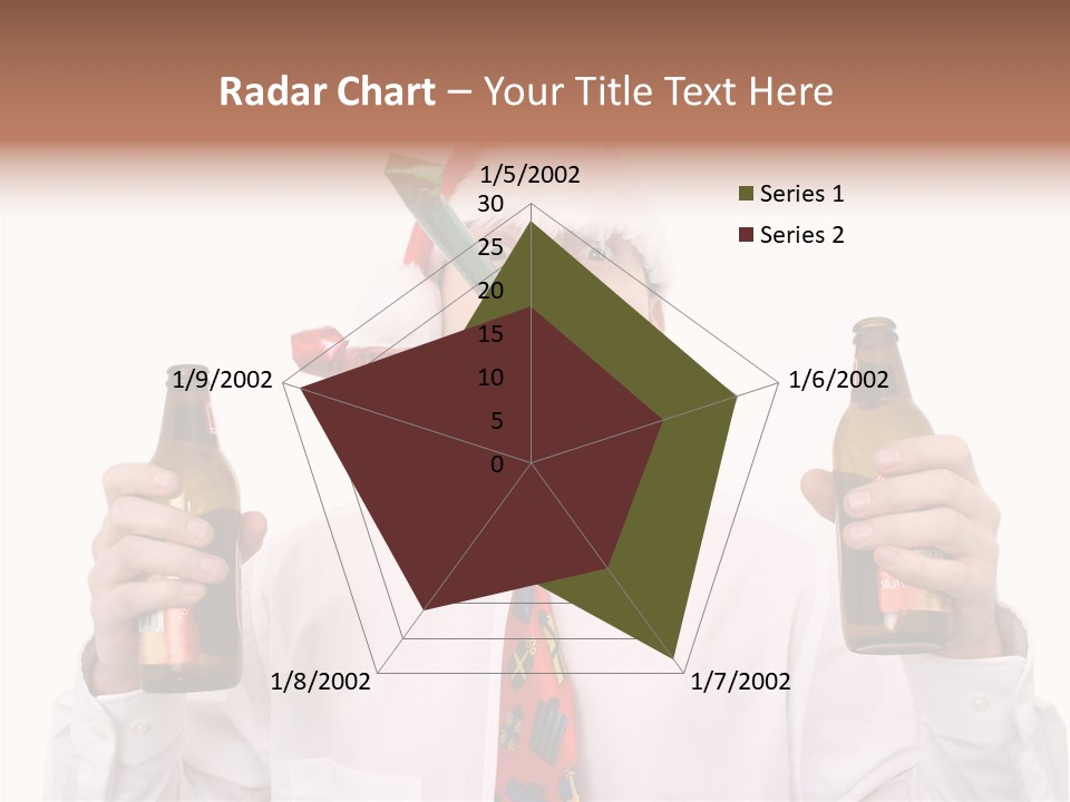 Party Employee Bottle PowerPoint Template