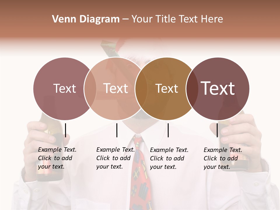 Party Employee Bottle PowerPoint Template