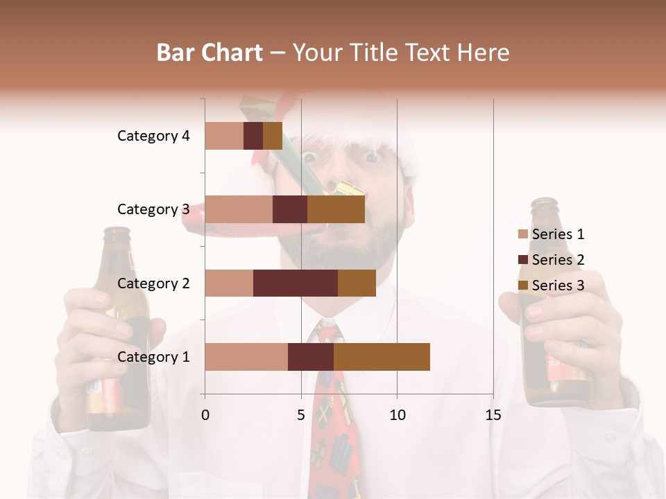 Party Employee Bottle PowerPoint Template