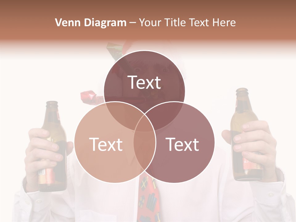 Party Employee Bottle PowerPoint Template