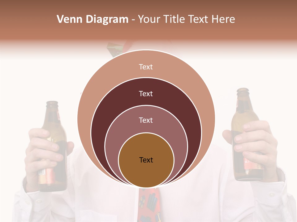 Party Employee Bottle PowerPoint Template