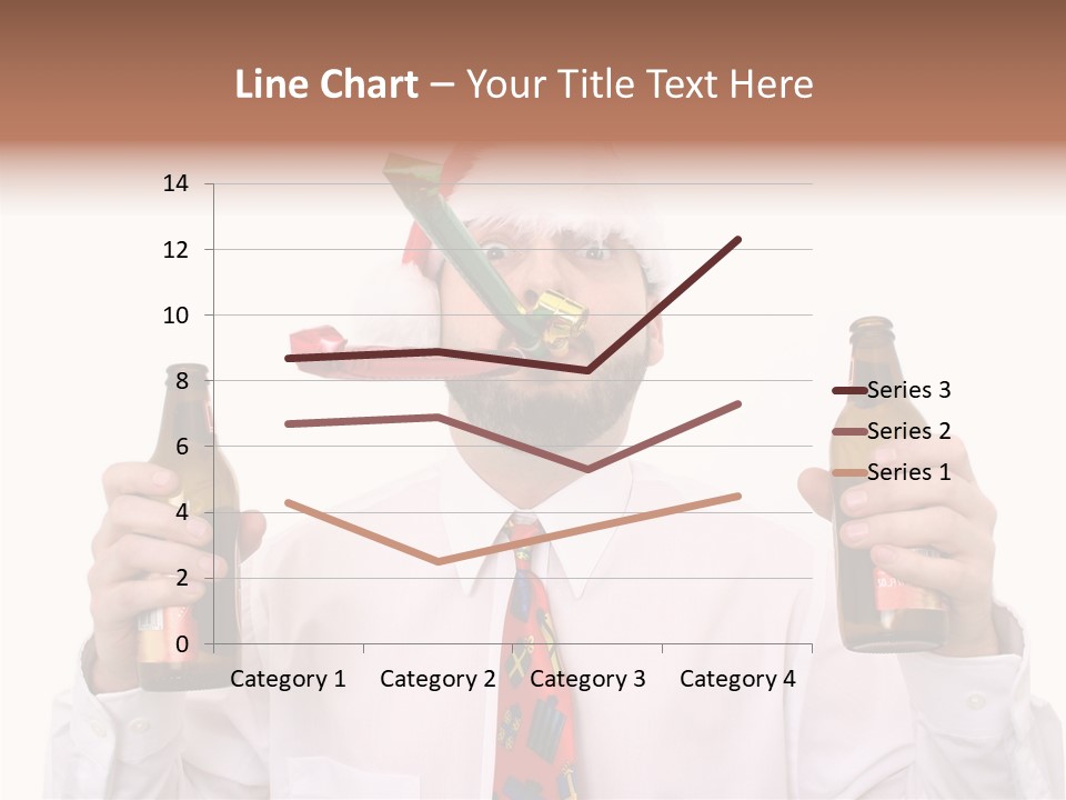Party Employee Bottle PowerPoint Template