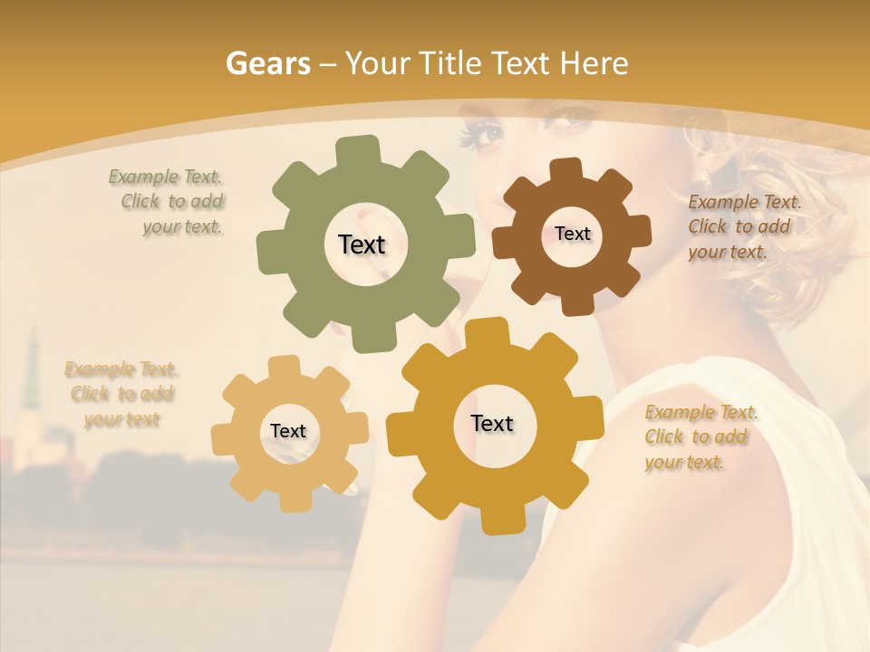 River Glamour Attractive PowerPoint Template