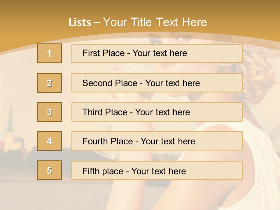 River Glamour Attractive PowerPoint Template