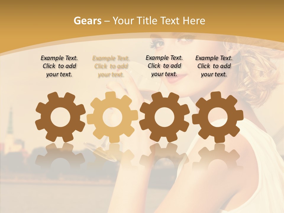 River Glamour Attractive PowerPoint Template